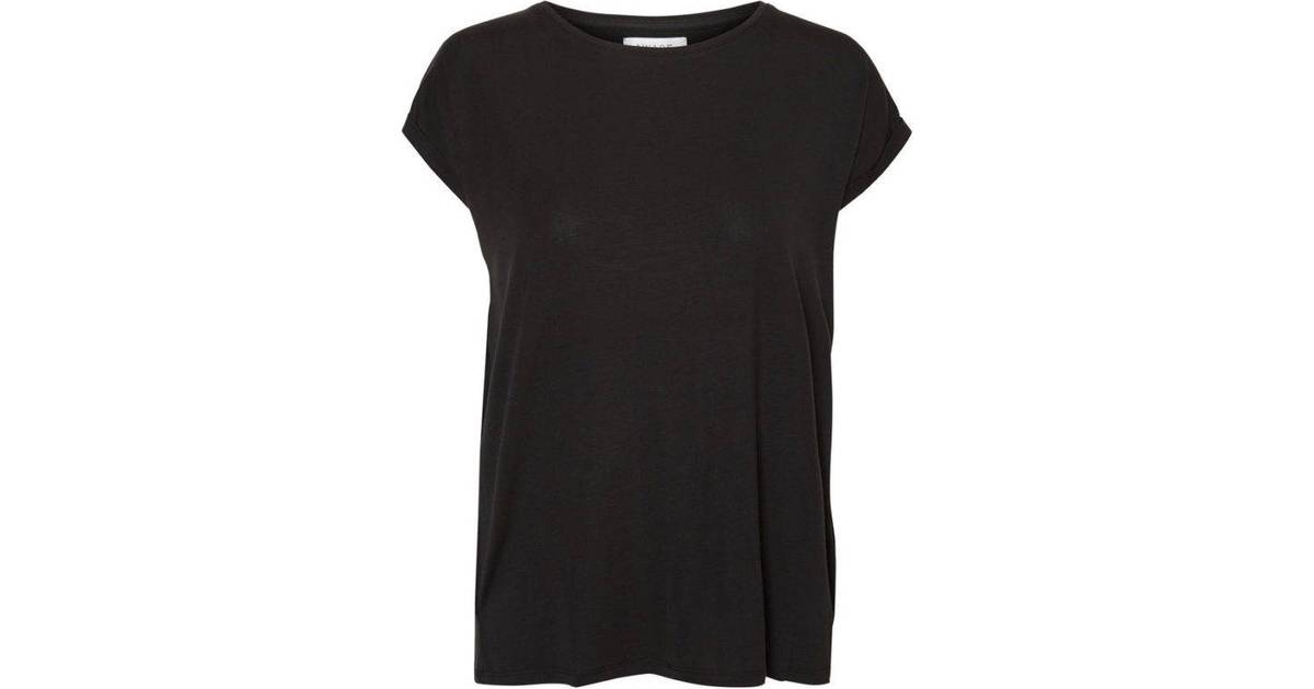 Vero Moda Aware T-shirt - Black/Black • Find prices