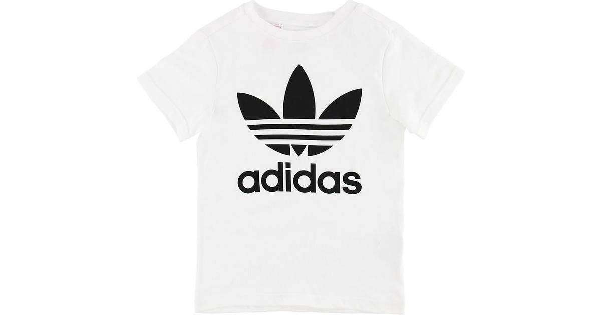 Adidas Kid's Trefoil T-shirt - White/Black (DV2904) • Price