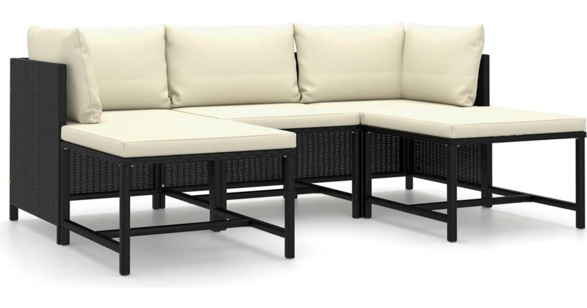 VidaXL 3059779 Outdoor Lounge Set, Table incl. 3 Sofas Compare Prices