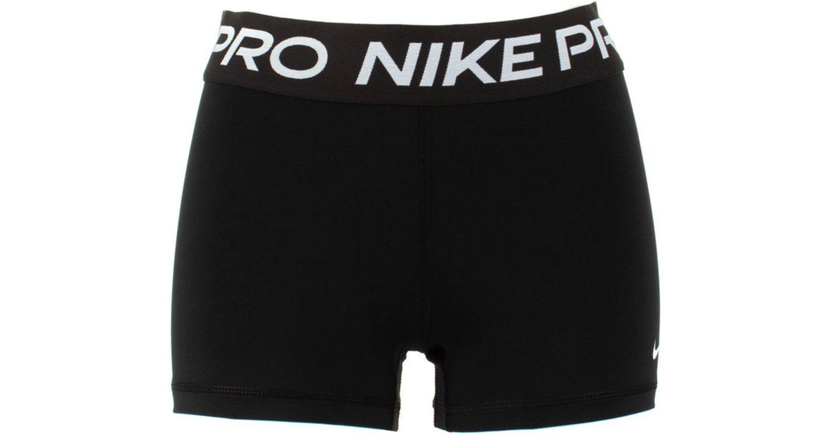 nike pro shorts white womens