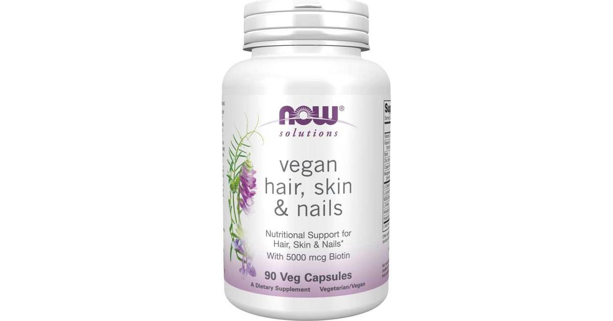 NOW Hair, Skin & Nails 5000mcg 90 pcs • Find prices