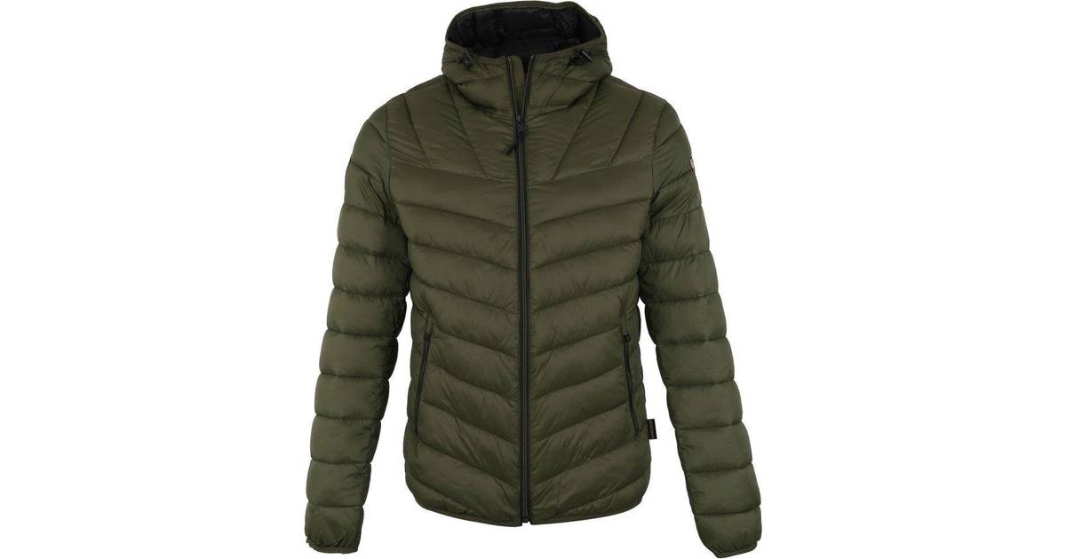Napapijri Aerons Hooded Short Jacket - Green • Price