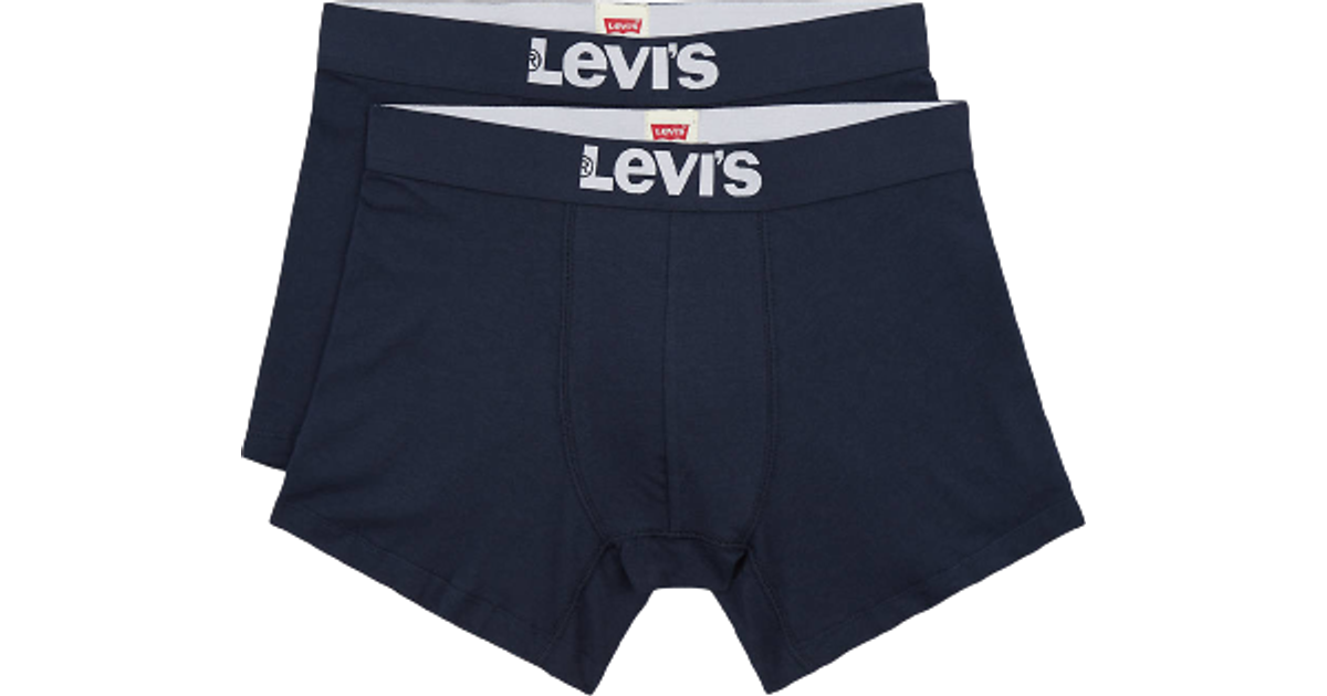 Levi's Basic Boxer Briefs 2-pack - Navy/Blue • Price
