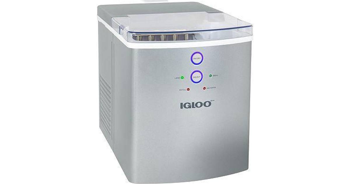 Igloo IGLICEB33SL 33 Lb Ice Maker, Silver Compare Prices Klarna US