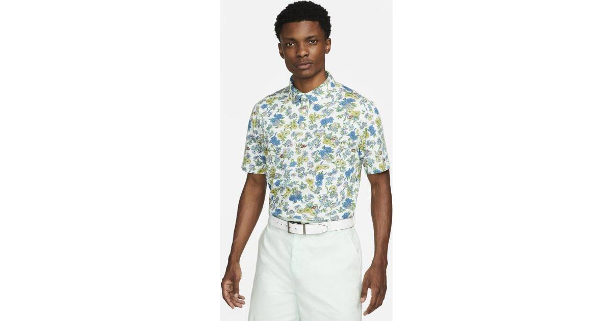 nike dri-fit player men's floral golf polo