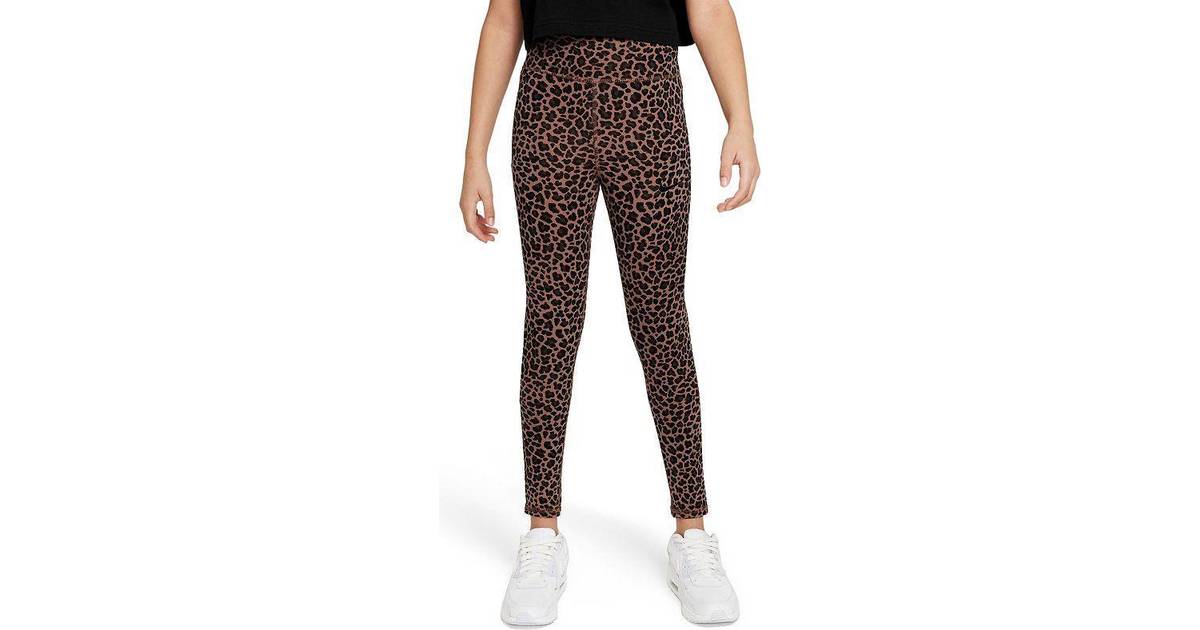 Dardos Correa tapa Nike Girls' Sportswear Favorites Leopard Print Leggings • Price »