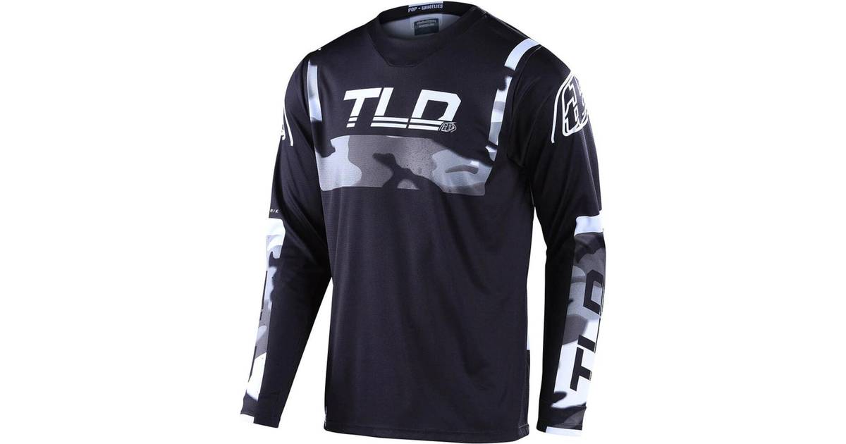 Troy Lee Designs GP Brazen Camo Youth Motocross Jersey, black-orange ...