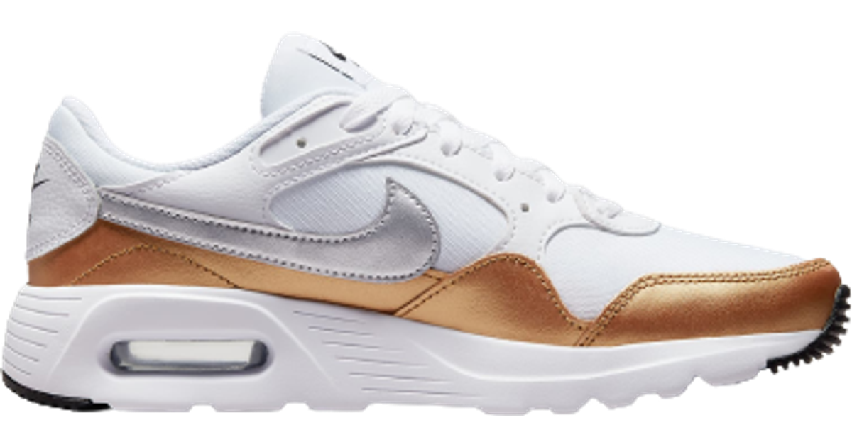 Nike Air Max SC W - White/Metallic Gold/Black/Metallic Silver • Price