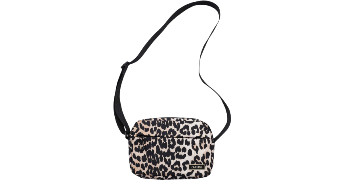 Ganni Recycled Tech Festival Bag - Leopard • Price