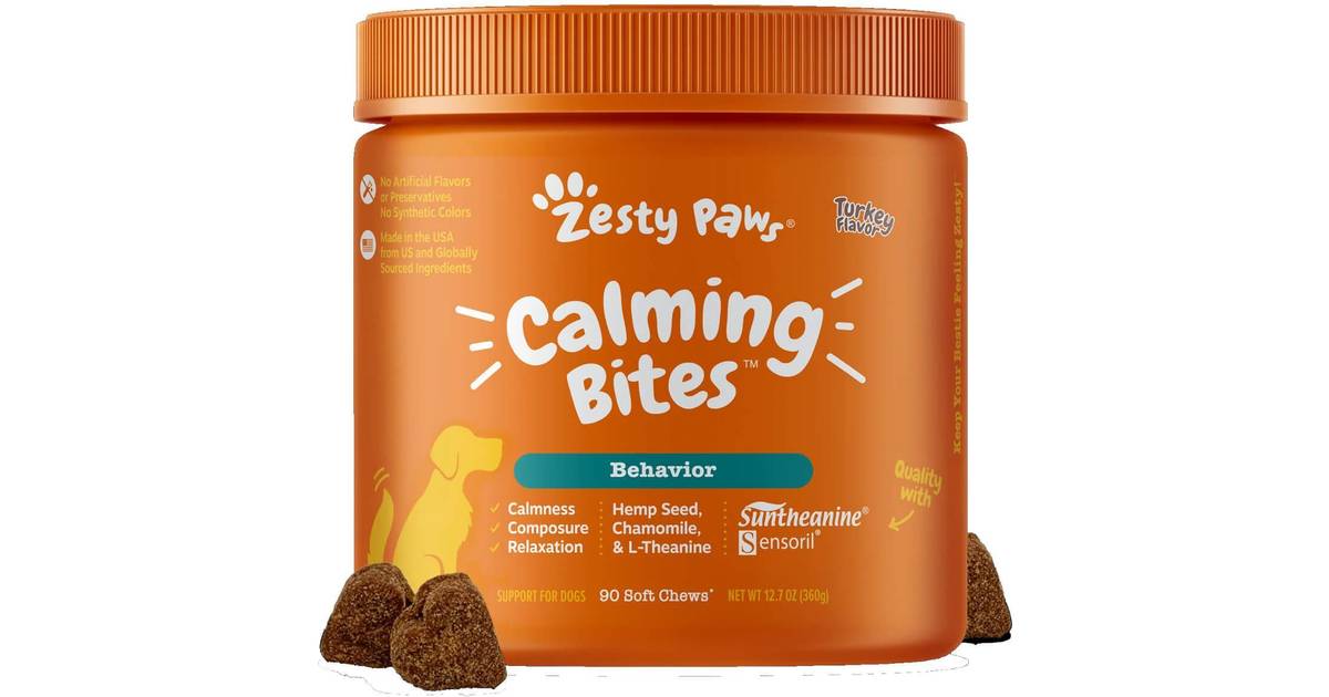 Paws Calming Bites Peanut Butter 90 Soft Chews • Price