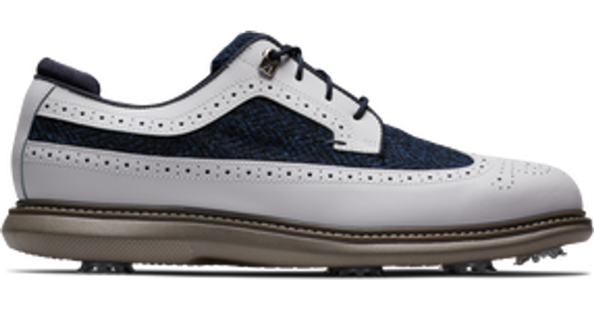 Limited FJ X Harris Tweed Wing Tip Traditions Golf gray • »