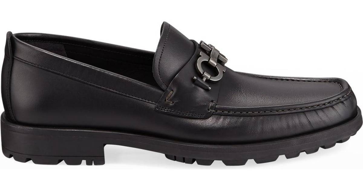 Salvatore Ferragamo Leather Lug-Sole Loafer M • Price