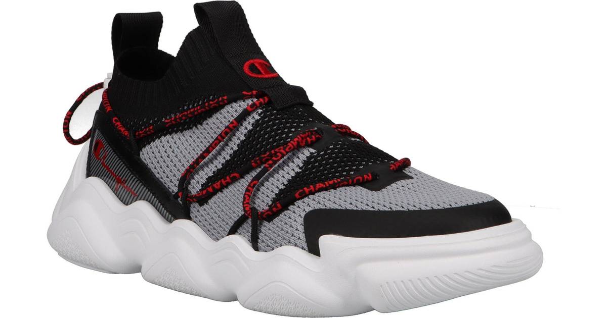 Champion MEN'S MELOSO FLUX SHOES, BLACK/CONCRETE/SCARLET Black/Concrete ...