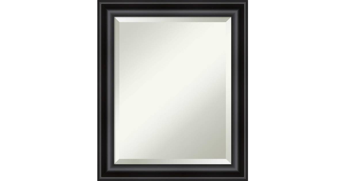 Amanti Narrow Grand Black Bathroom Vanity Wall Mirror 20X24 Wall   Amanti Narrow Grand Black Bathroom Vanity Wall Mirror 20X24 Wall Mirror 