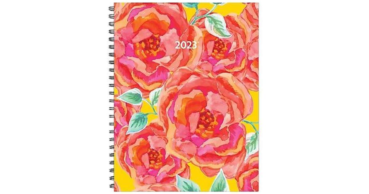 Willow Creek Press Rose Floral 2023 6.5 in. x 8.5 in. Weekly Planner