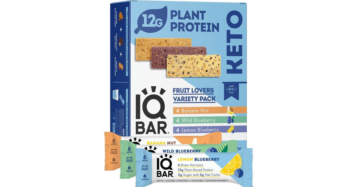 Iqbar Brain And Body Keto Protein Bars Lovers Variety Compare Prices Klarna Us 6699