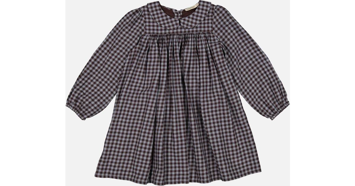 MarMar Copenhagen Girls Dulla Checked Cotton Dress • Price