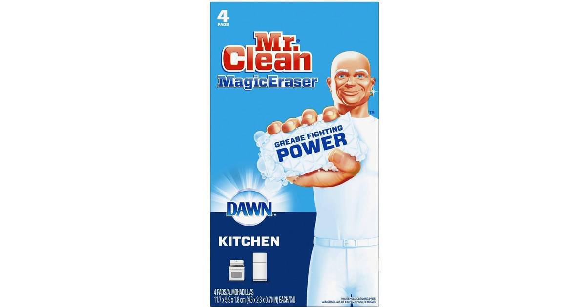 Không chỉ có hiệu quả đánh bay mọi vết bẩn, giá bàn chải nhà bếp Mr. Clean Magic Eraser còn rất hợp lý với kích thước chỉ 4,6 x 2,