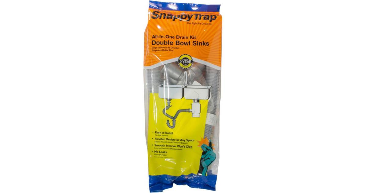 Snappy Trap 11/2 in. D PVC Double Sink Drain Kit • Price