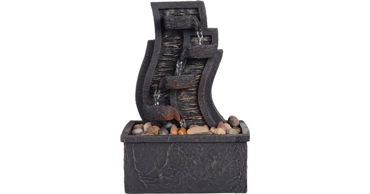 Teamson Home Tabletop Waterfall Fountain With • Price