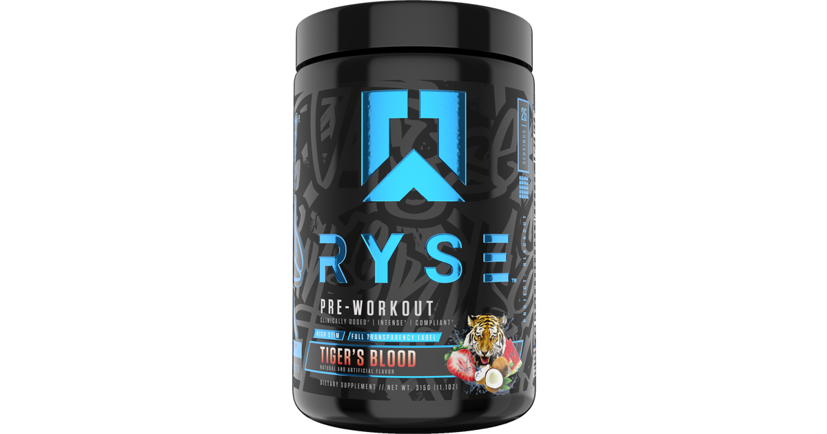 RYSE Blackout Pre-Workout Tigers Blood • See prices