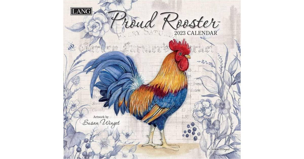 Lang Proud Rooster 2023 Wall Calendar • Find prices