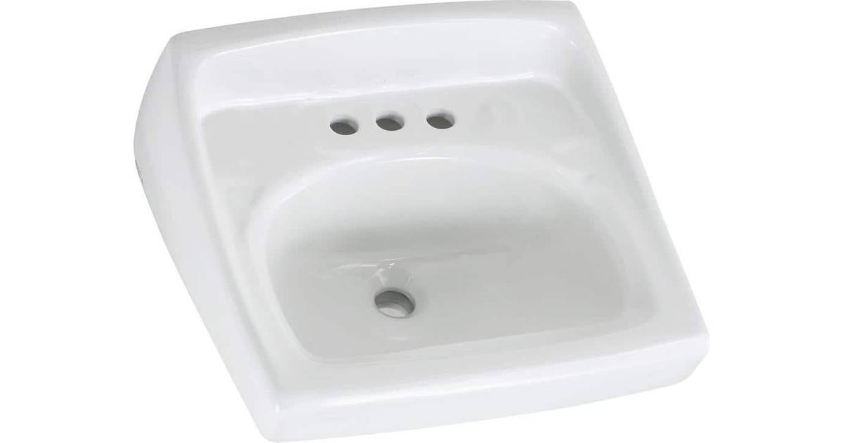 lucerne wall-mounted bathroom sink in white