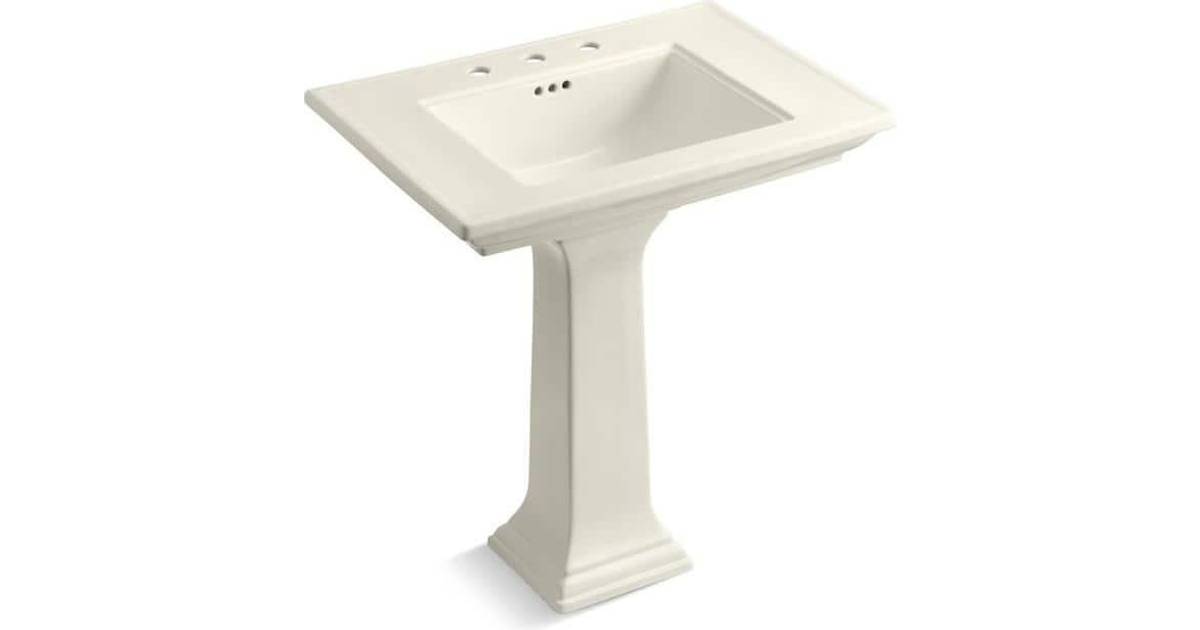 kohler memoirs ceramic pedestal bathroom sink