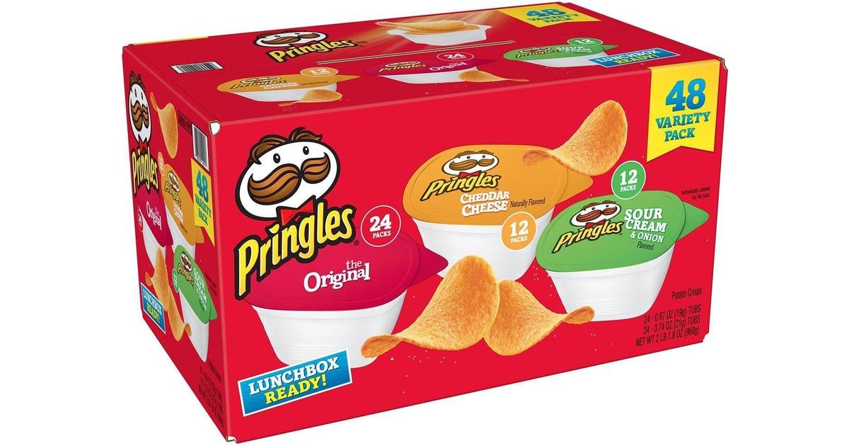 Pringles Potato Crisps Chips Lunch Snacks Variety Pack 33.8oz Box • Price