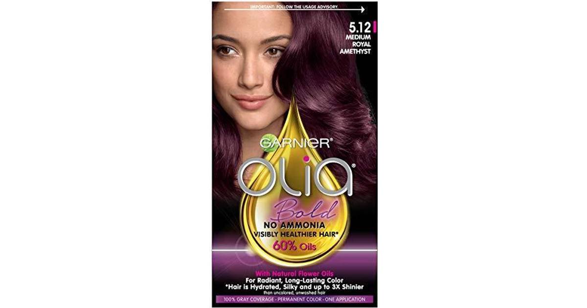 9. "Garnier Olia Bold Ammonia Free Permanent Hair Color, 4.62 Dark Garnet Red" - wide 6