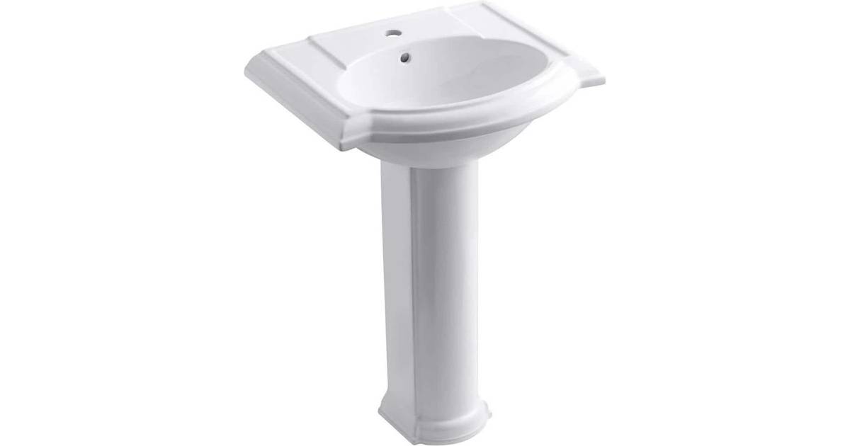 washington vitreous china pedestal combo bathroom sink