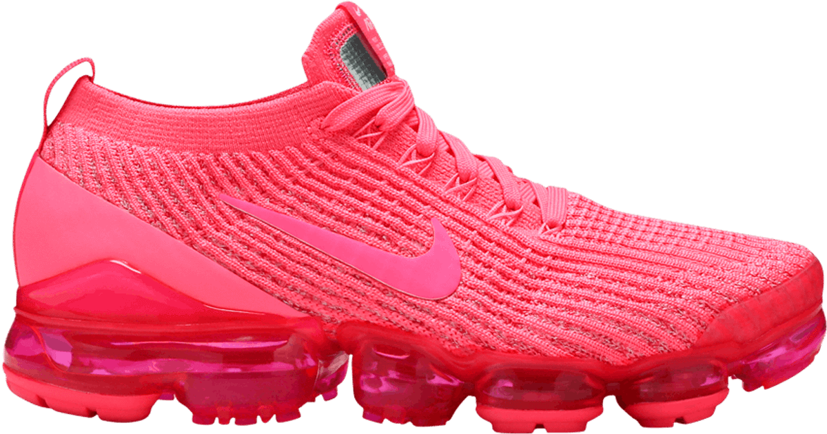 pink and clear vapormax