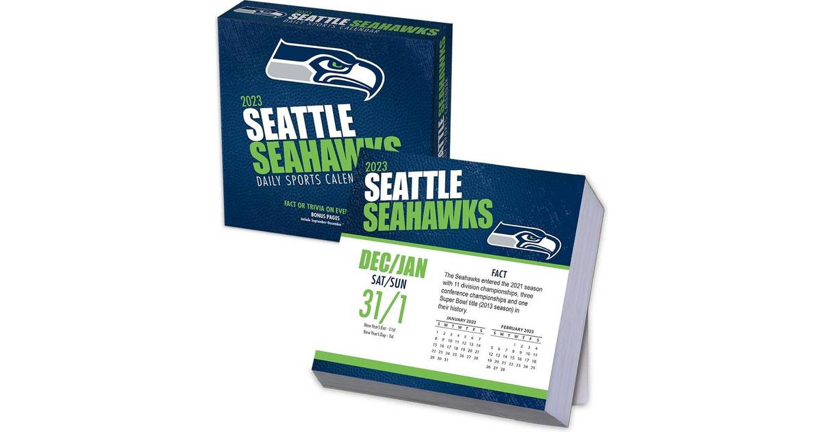 Turner Sports Seattle Seahawks 2023 Box Calendar • Price