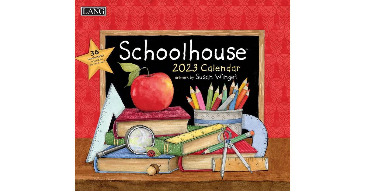 Lang SCHOOLHOUSE 2023 WALL CALENDAR • Find at Klarna