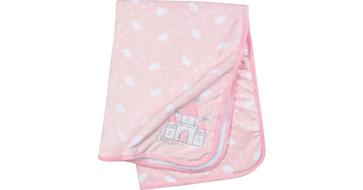 Gerber Princess Castle Plush Blanket In Pink Pink 40in X 30in • Price