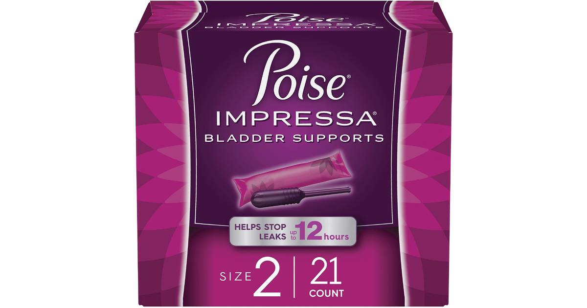 Poise Impressa Incontinence Bladder Supports For Bladder Control Count May • Price 