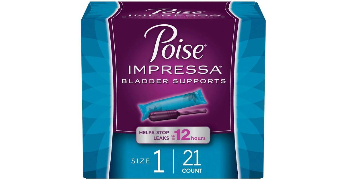 Poise Impressa Incontinence Bladder Control Support For Women • Price 