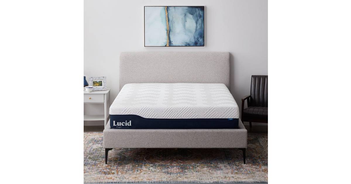 lucid comfort collection 12 gel hybrid king mattress