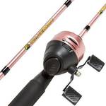 Wakeman Pink 64 Spinning Rod and Reel Combo 