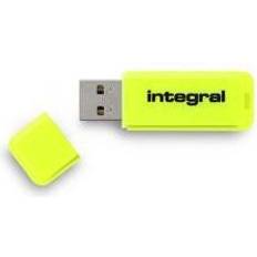 Integral Minnepenner Integral Neon 64GB USB 2.0