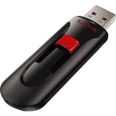 128 GB - USB 2.0 Minnepenner SanDisk Cruzer Glide 128GB USB 2.0