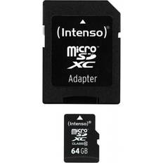 64 GB Minnekort & minnepenner Intenso MicroSDXC Class 10 64GB