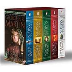 Game of Thrones 5-Copy Boxed Set (George R. R. Martin Song of Ice and Fire Series): A Game of Thrones, a Clash of Kings, a Storm of Swords, a Feast fo (Heftet, 2013)