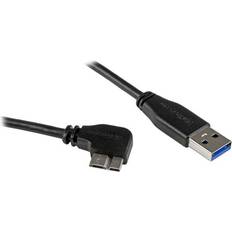 StarTech Slim USB A - USB Micro-B (angled) 3.0 0.5m