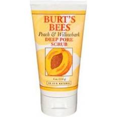 Gesichtspeelings reduziert Burt's Bees Peach and Willowbark Deep Pore Scrub 110g