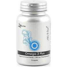 Omega-3 Fettsyrer Alpha Plus Omega-3 Plus MerVital 75 st