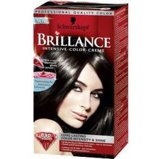 Svarte Permanente hårfarger Schwarzkopf Brilliance Intensive Color-Creme #890 Black