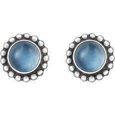 Georg Jensen Moonlight Blossom Earrings - Silver/Moonstone