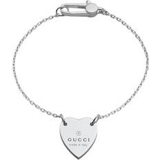 Gucci Women Bracelets Gucci Trademark Heart Bracelet - Silver