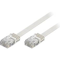 Deltaco Flat U/UTP Cat6 RJ45 20m